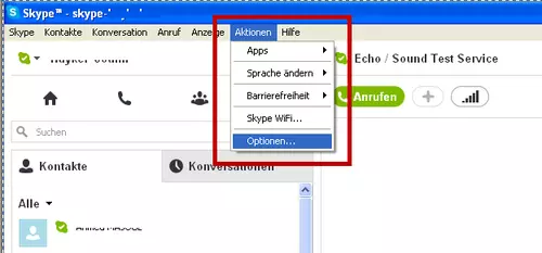 Skype kein Klingelton bei eingehendem Anruf Problem
