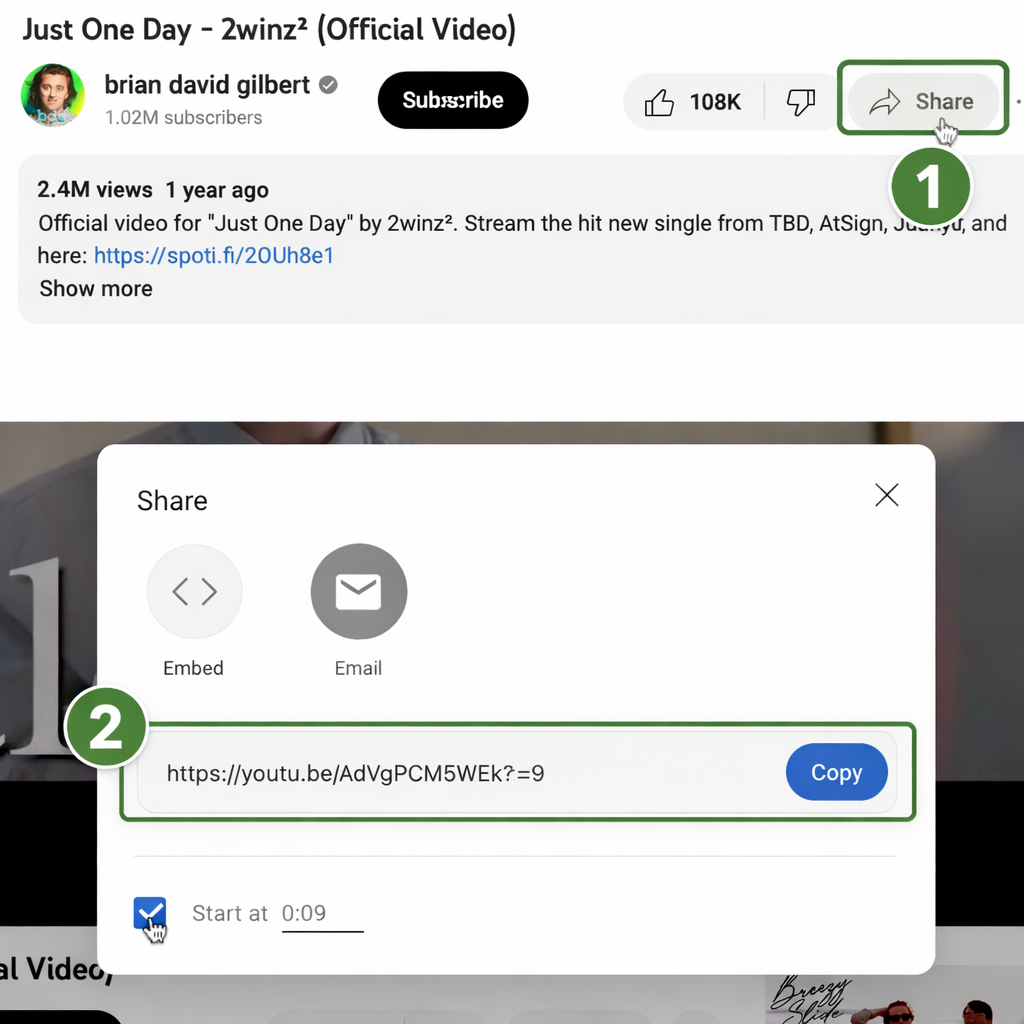 Audiodatei wird für einen YouTube Klingelton zugeschnitten
