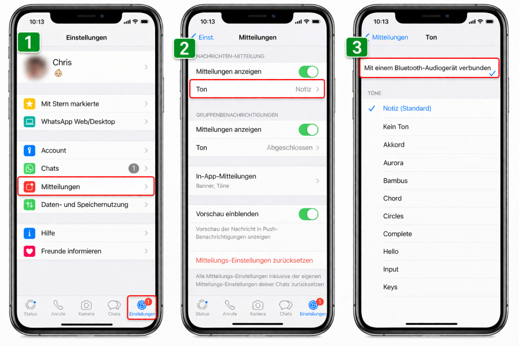  iPhone ist mit AirPods oder einem Bluetooth-Lautsprecher 