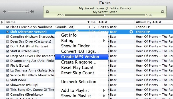 MP3 in M4R umwandeln mit iTunes auf dem iPhone