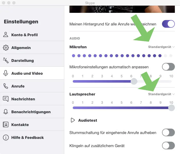 Skype Benachrichtigungston für Anrufe auf dem iPhone aktivieren