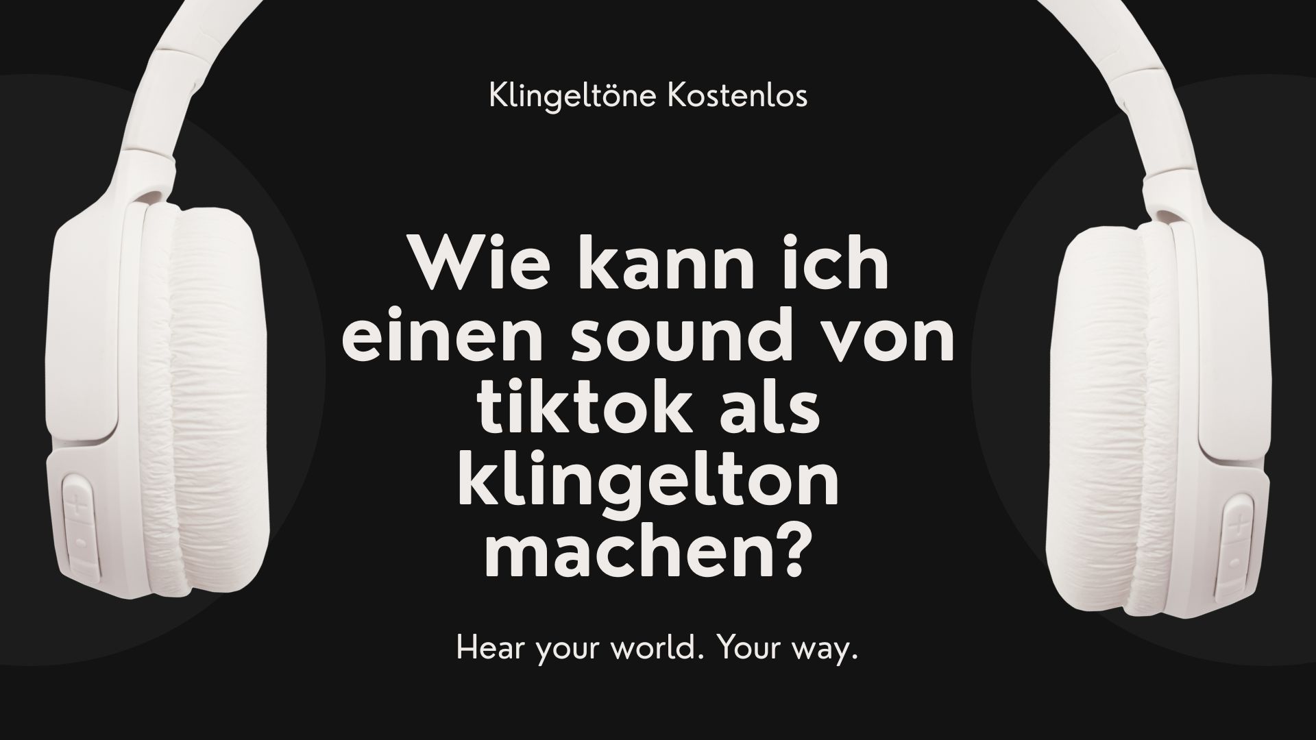 TikTok Sounds als Klingelton herunterladen und einstellen
