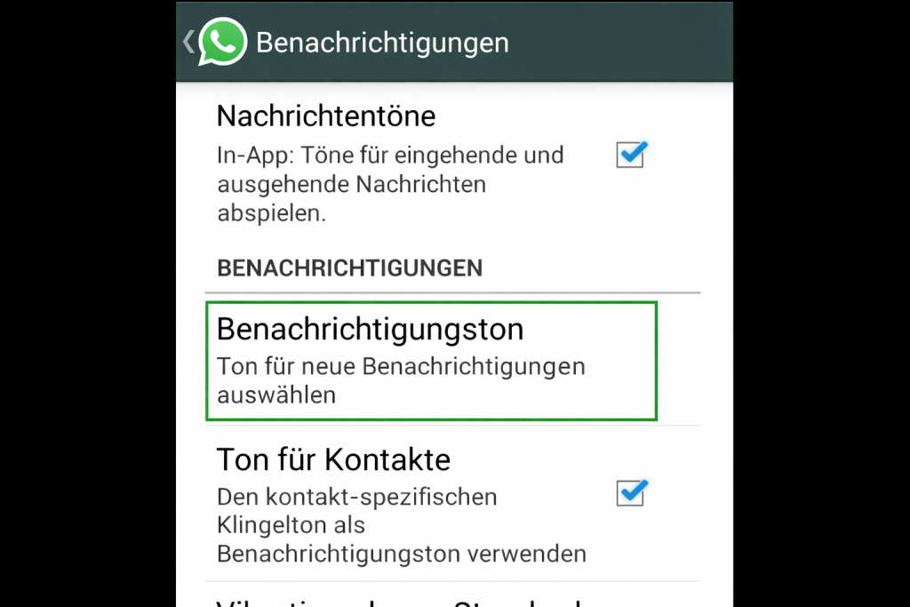 WhatsApp Klingelton auf Android einstellen